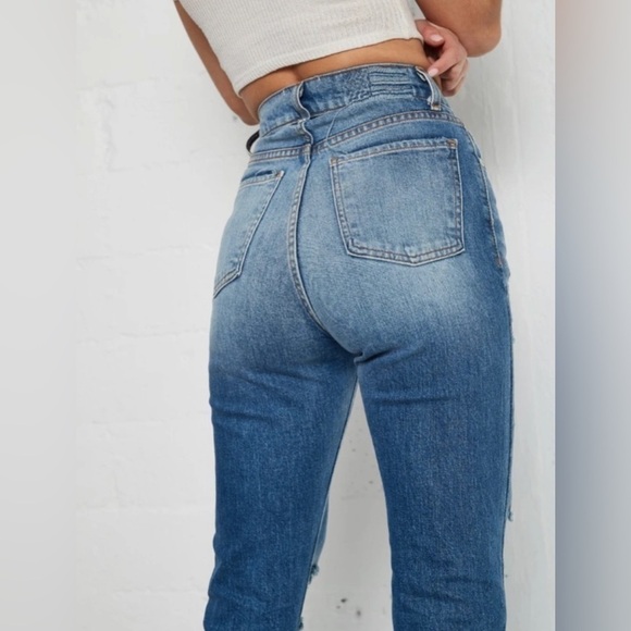 Revice Uptown Roadtrip Distressed Straight Ankle Jeans - Picture 2 of 7